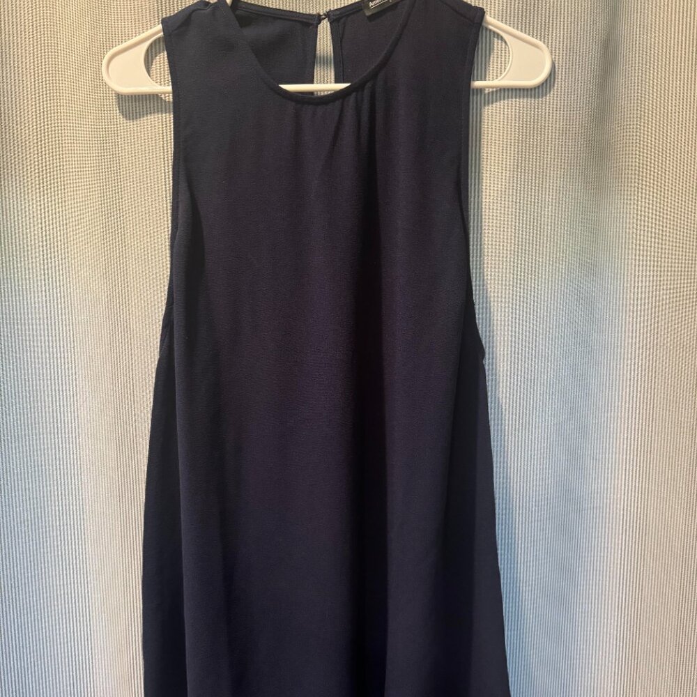 adorable navy blue dress